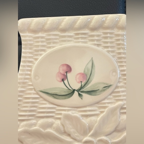 Pfaltzgraff Garden Party Flower Basket Trivet - Hot Plate Retired USA - Picture 6 of 7